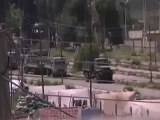 فري برس درعا البلد تواجد الجيش الأسدي بالجمرك القديم 11 4 2012