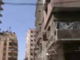 فري برس حمص جورة الشياح قصغ عنيف على المنازل بالمدفعية 11 4 2012