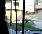 فري برس حمص باب الدريب اثار الدمار في احد منازل باب الدريب11 4 2012