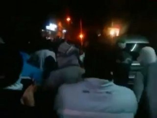 فري برس دمشق حي التضامن مظاهرة مسائية خرجت من جامع الزبير11 4 2012