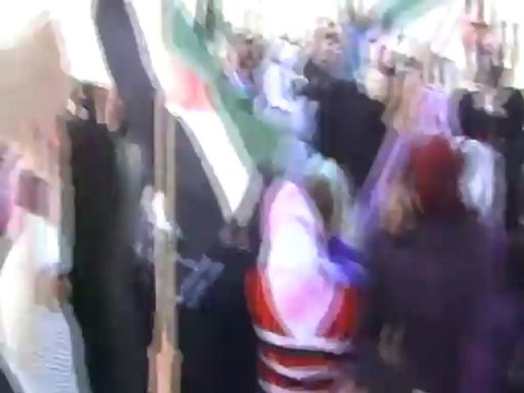 فري برس تركيا مخيم كلس مظاهرة حرائر ريف حلب الشمالي 11 4 2012