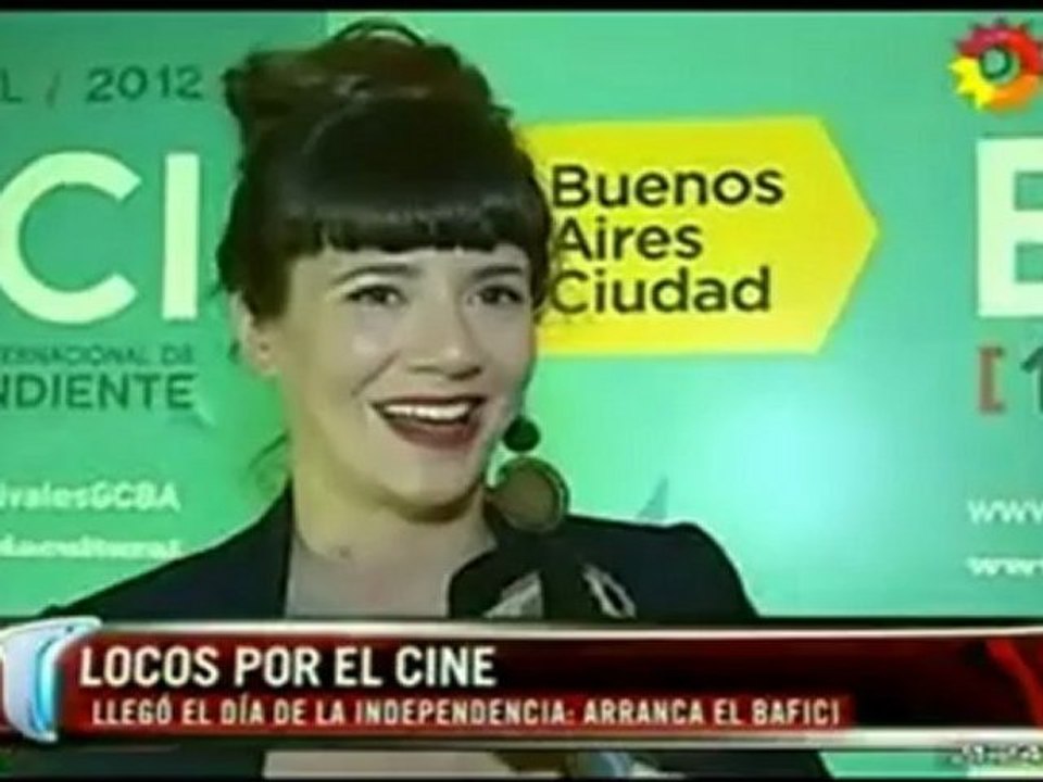 Griselda Siciliani en BAFICI con El Ultimo Elvis (Telenoche)
