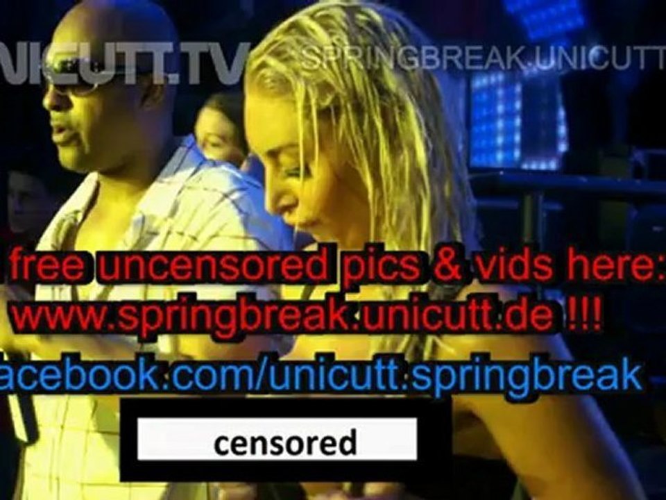 unicutt tv springbreak 2012 part 36 of 1000 sweet club cancun mexico bikini contest sexy wet shower
