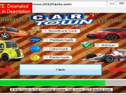 Car Town Trainer Hack Cheat - April May 2012 Fixed Update Download