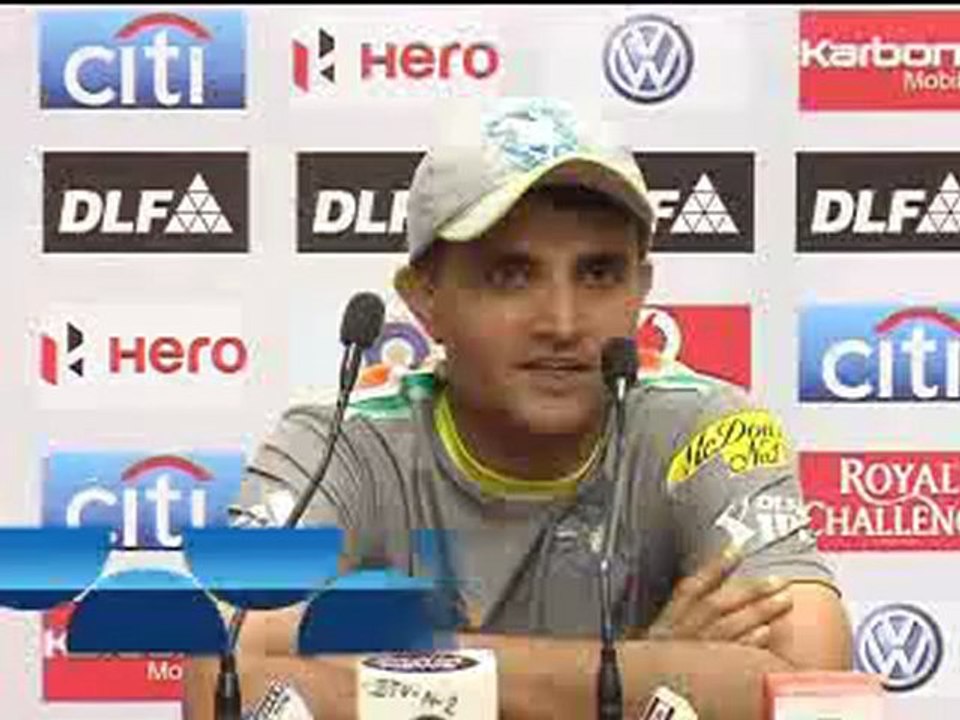 Saurav Ganguly Pre-match PC