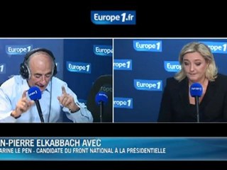 Le Pen : Hollande doit "arrêter l'hypocrisie"