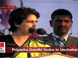 Priyanka Gandhi Vadra in Unchahar (Raebareli)  Cast vote after thinking about the development