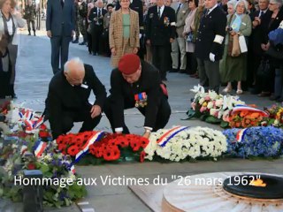 26 Mars 2012- Hommage aux Victimes du 26 Mars 1962 sous l'Arc de Triomphe