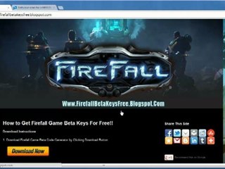 Get Free Firefall Beta Keys