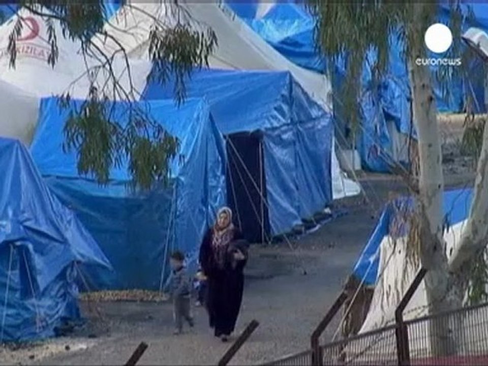 Syria refugees ridicule Assad's commitment to peace
