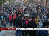 Egypte, les barricades tombent