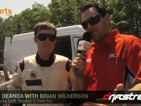 Jarod DeAnda interviews Brian Wilkerson Formula Drift Wall NJ