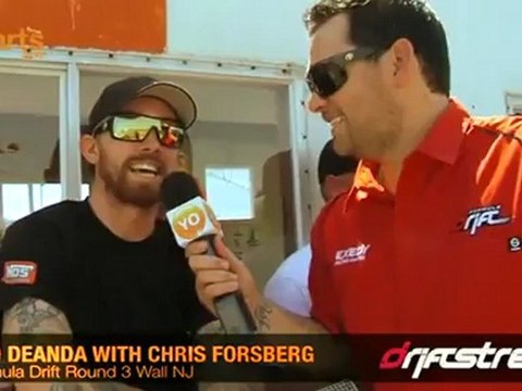 Jarod DeAnda interviews Falken drivers Formula Drift Wall NJ