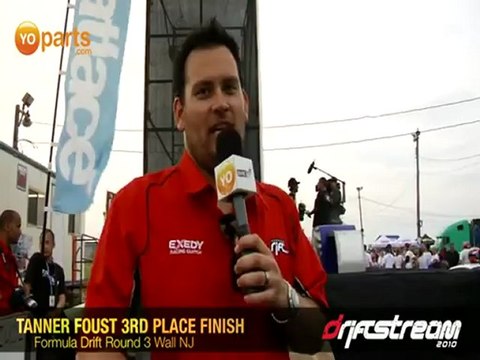 Tanner Foust on his 3rd place finish in Wall NJ Formula Drift