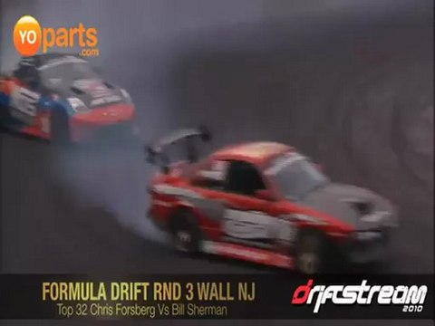 Chris Forsberg Vs Bill Sherman Top 32 Formula Drift Wall NJ