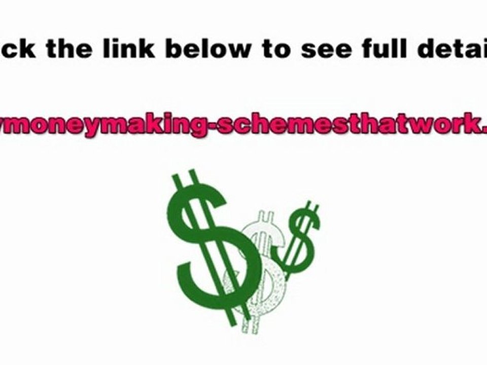 Easy Money Making Schemes that Work