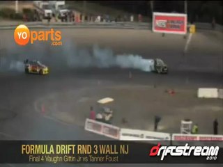 Vaughn Gittin Jr vs Tanner Foust Final 4Formula Drift Wall NJ