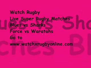 Blues vs Sharks Live Match On 13 April 2012
