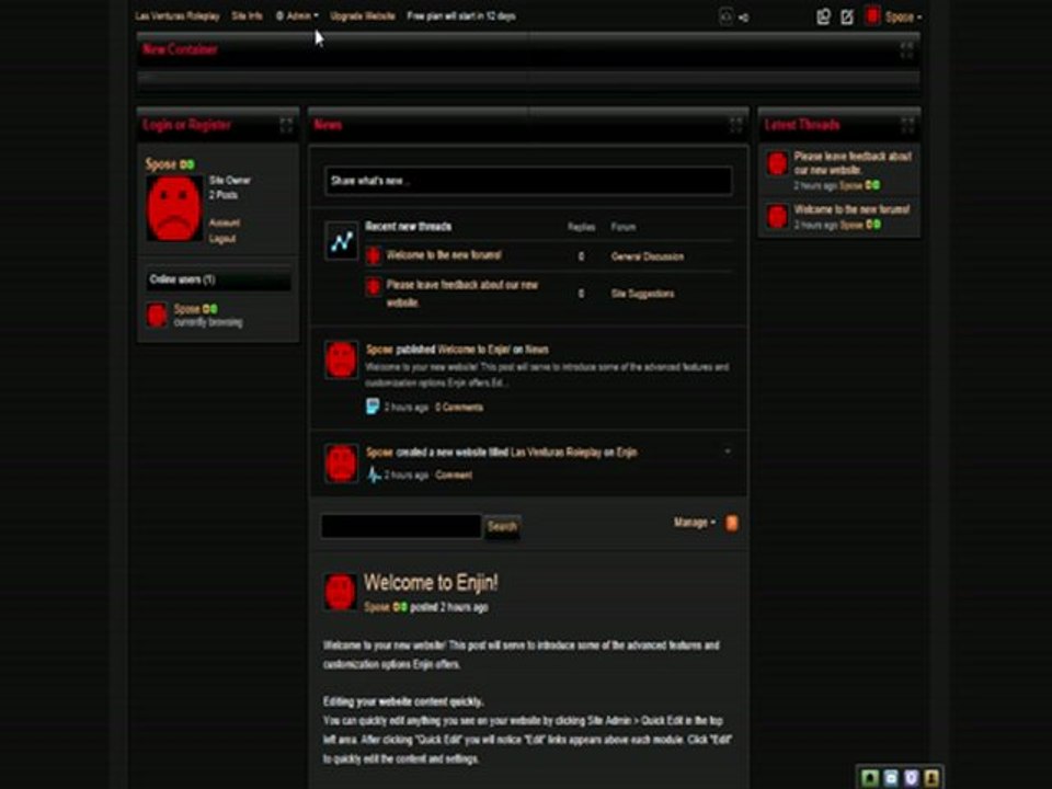 LV-RP's new website character system