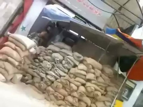 فري برس حماة المحتلة الحواجز العسكرية أمام مبنى البريد 12 4 2012 Hama