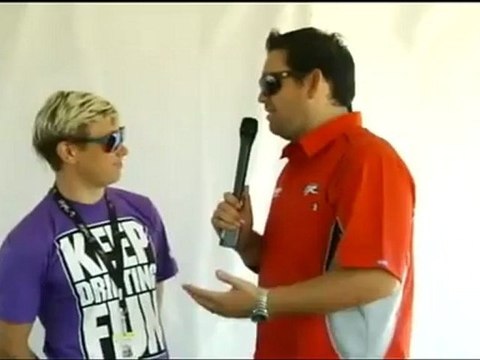 Jarod DeAnda Interviews Patrick Mordaunt @ Round 6 of Formula Drift!