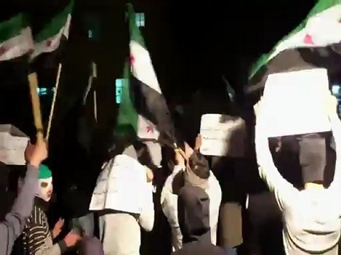 فري برس دمشق المزة مسائية حي المزة يلعن روحك يا نصر الله 11 4 2012 ج3 Damascus