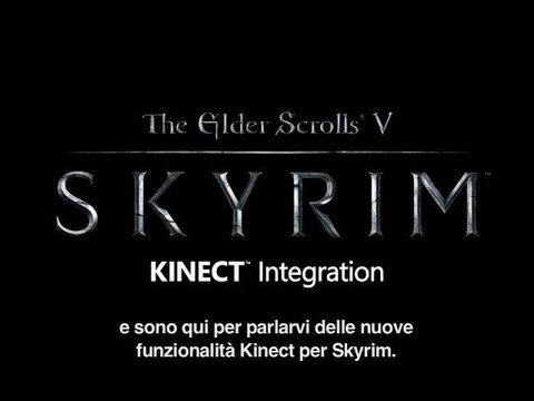 Skyrim & kinect - first reveal trailer [HD 720p]