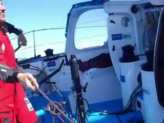 12 avril 2012 - Virbac-Paprec 3 en Entraînement Imoca à Port La Forêt