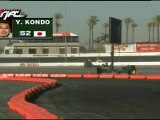 Yasu Kondo scores a  49.9 during session 1 qualifying in Formula Drift Round 7