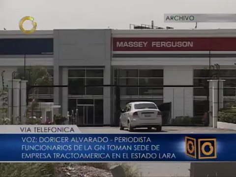 GN toma sede de Tracto América en Barquisimeto