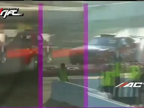 Samuel Hubinette scores a 78.7 during session 1 of qualifying for Formula Drift Round 7