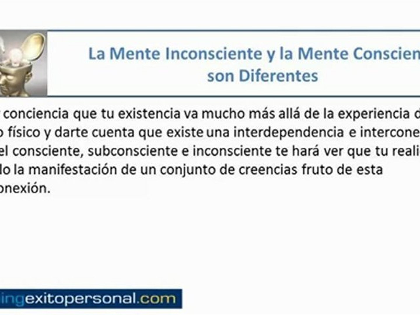 Inconsciente Y Subconsciente