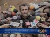 Capriles: las prestaciones son de los trabajadores y nadie le puede meter la mano
