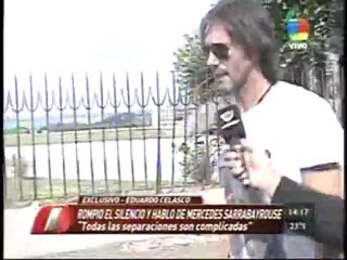 CELASCO HABLÓ DE SU SITUACIÓN CON INTRUSOS