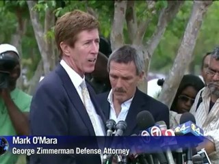 Zimmerman 'frightened' after murder charge: atty