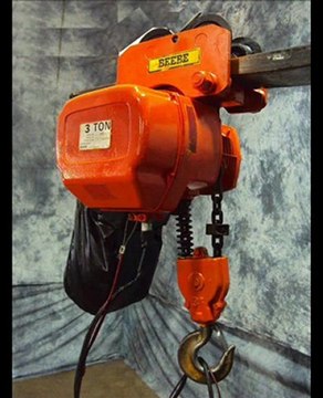 For Sale: Beebe 3 Ton Electric Hoist w/ Trolley L4E3FLS 4 HP