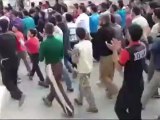فري برس ريف حماه المحتل مظاهرة في قلعة المضيق رغم التواجد الامني الكثيف 12 4 2012 Hama