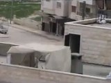 فري برس حماه المحتلة تواجد القناصة على أسطح المدارس في الأربعين حماة  12 4 2012 Hama