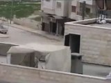فري برس حماة  المحتلة حي القصور  تمركز الامن وجيش    2012 4 12 Hama