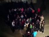 فري برس درعا النعيمة حوران مظاهرة مسائية نصرة للمدن المنكوبة 12 4 2012 Daraa