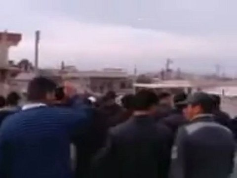 فري برس الحارة حوران مظاهرة نصرة للمدن المنكوبة 12 4 2012 Daraa