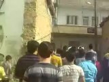 فري برس ريف دمشق الكسوة المحتلة مظاهرة للأحرار رغم الحصار 12 4 2012 Damascus