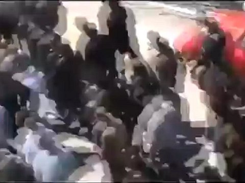 فري برس ريف دمشق مضايا تشييع الشهيد بإذن الله محمد حسين النموس 12 4 20 12 ج1 Damascus