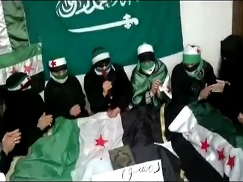 فري برس دمشق إنشاد حرائر حي العسالي بدمشق نصرة لحمص و إدلب 12 4 2012 Damascus