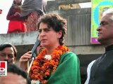 Priyanka Gandhi Vadra in Sultanpur Central schemes not implemented in UP