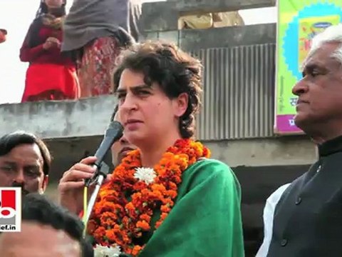Priyanka Gandhi Vadra in Sultanpur Central schemes not implemented in UP