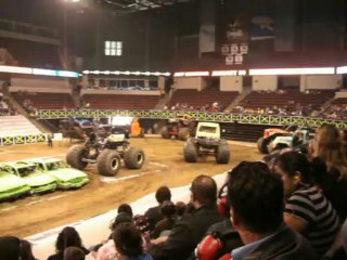 Opening of the Monster truck/freestyle show @rabobank arena Bakersfield, Ca