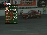 Samuel Hubinette ran a 81.9  during session 2 of qualifying for Formula Drift Round 7