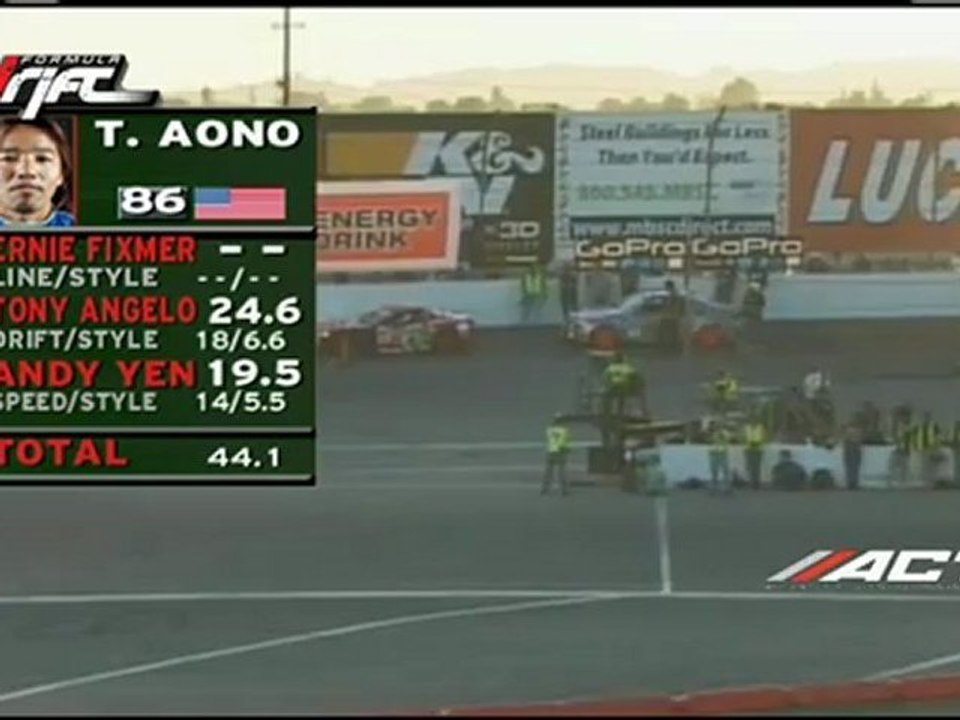 Alex Pfeiffer  ran a  58.2 during session 2 of qualifying for Formula Drift Round 7