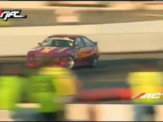 Taka Aono  ran a  66.2 during session 2 of qualifying for Formula Drift Round 7